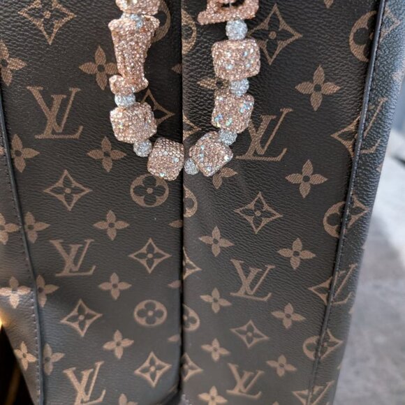 EXTRA LARGE FASHION SHOPPING LEATHER BAG! Brand New Never Used! - Picture 2 of 9